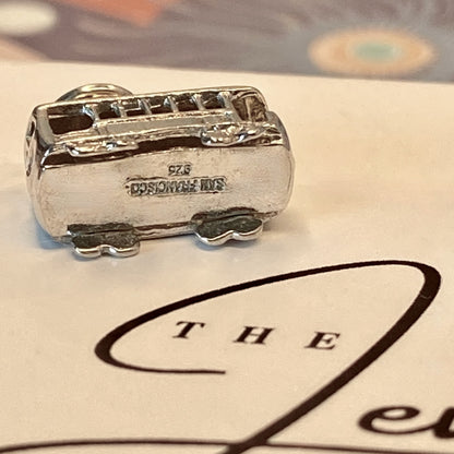 Sterling Silver Vintage  San Francisco Cable Car charm