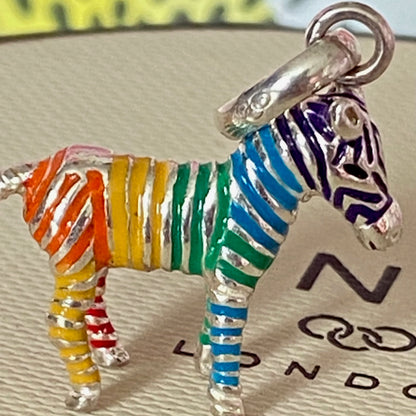 Links of London Enamel Rainbow Zebra Minor wear