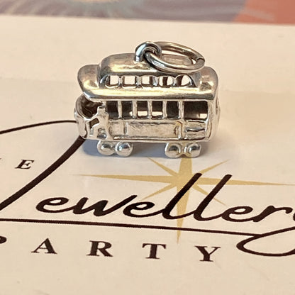 Sterling Silver Vintage  San Francisco Cable Car charm