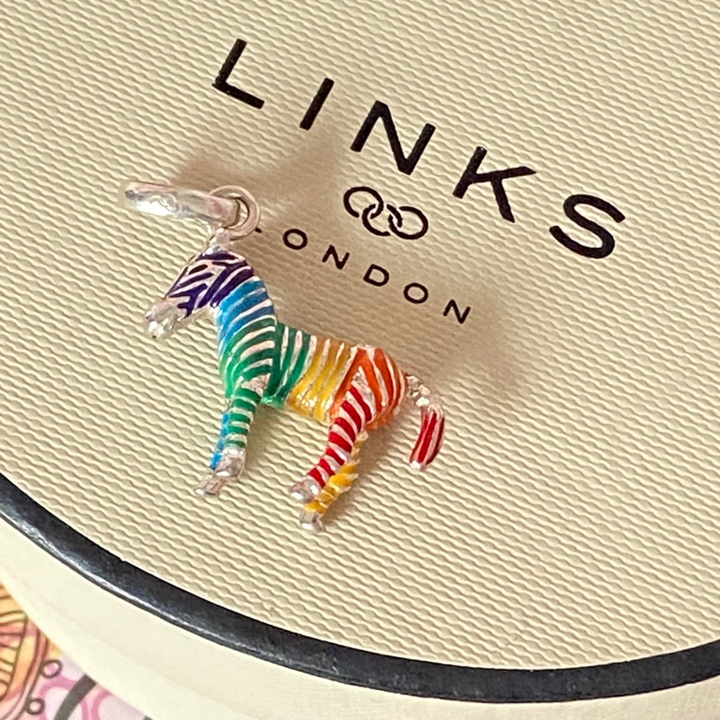 Links of London Enamel Rainbow Zebra Minor wear