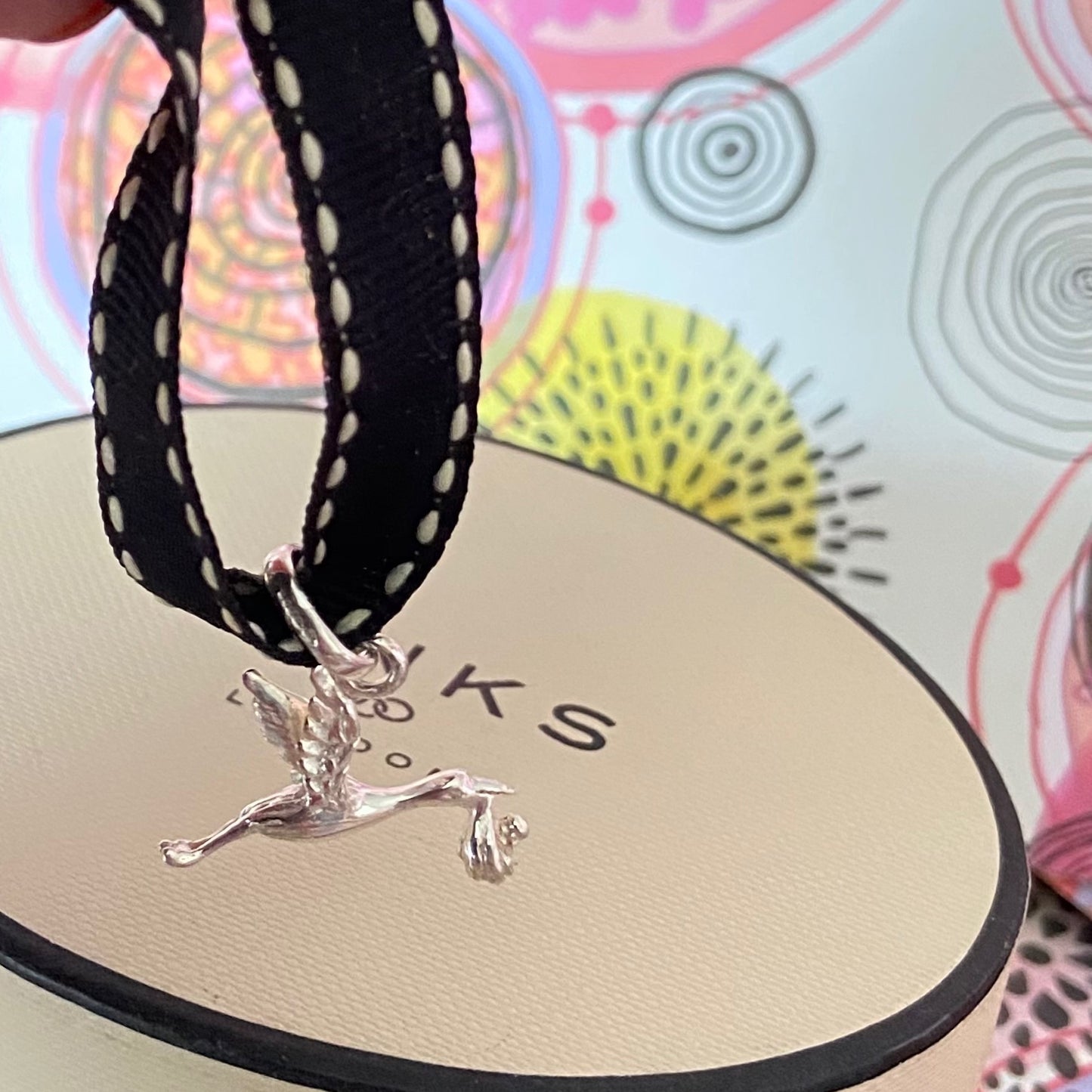 New! Links of London Stork and Baby charm.