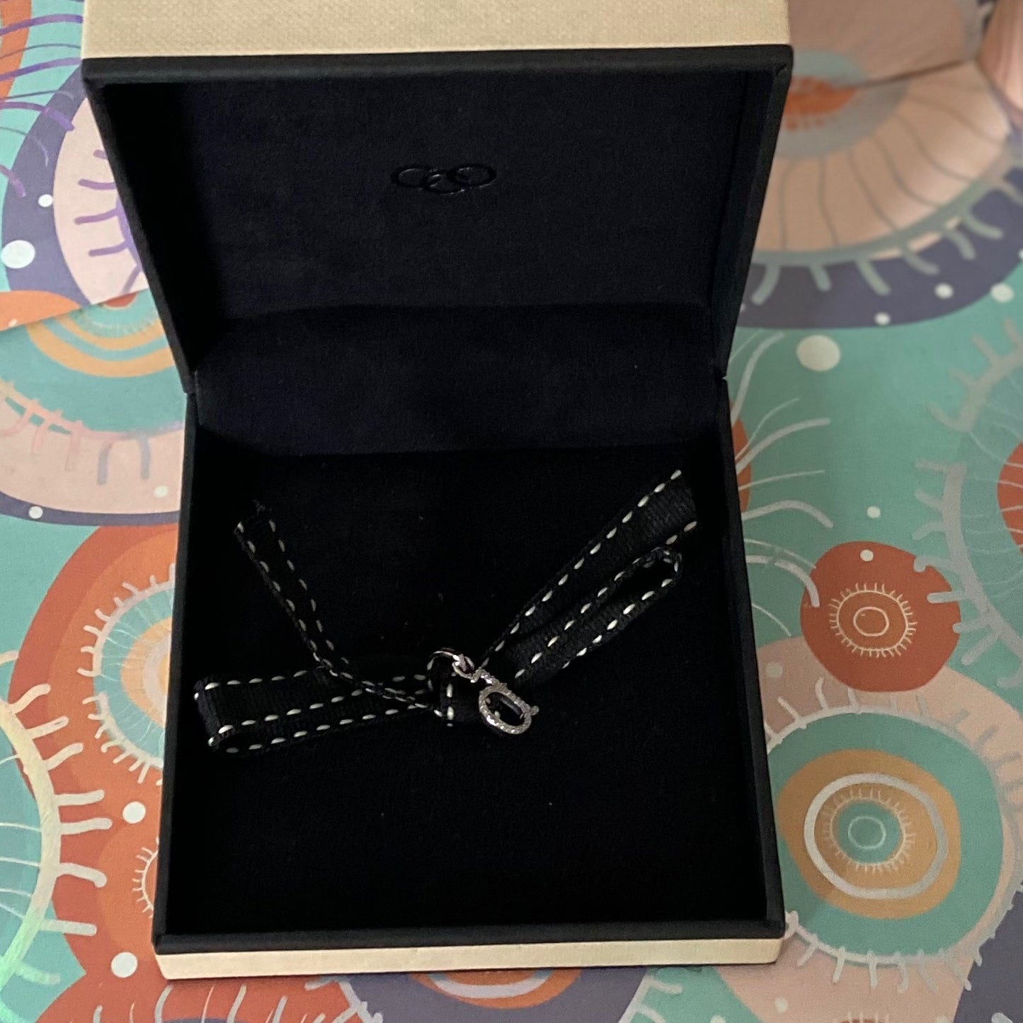 Links of London Alphabet Letter d Charm with Pavé Diamonds