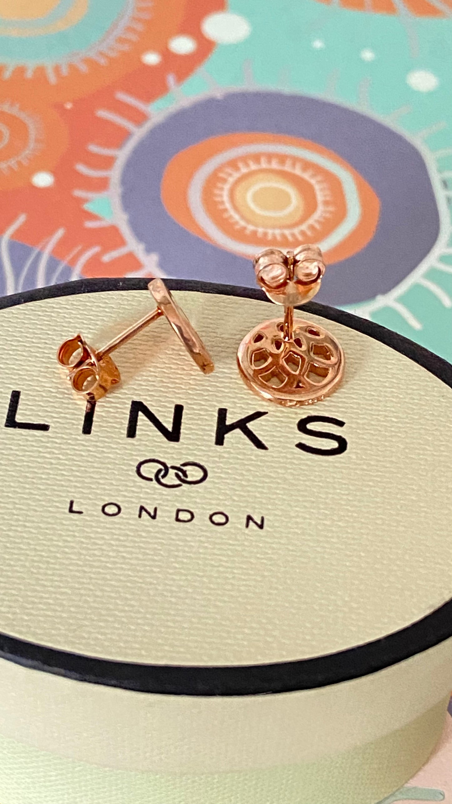 Links of London 18kt Vermeil Timeless Stud Earrings