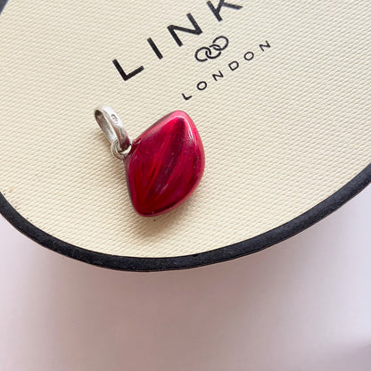 Links of London Large Red Enamel Lips Charm