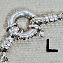 Load image into Gallery viewer, Delicate Sterling Silver Links of London Belcher Chain Bracelet with Senorita Clasp
