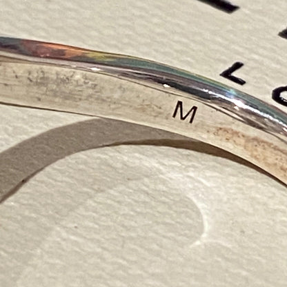 Links of London Silver Entwine white Sapphire Pave Ring