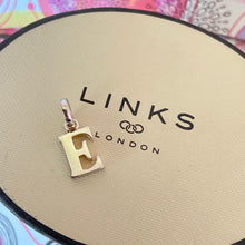 Load image into Gallery viewer, New! Links of London Sterling Silver Letter Capital E  Charm perfect condition
