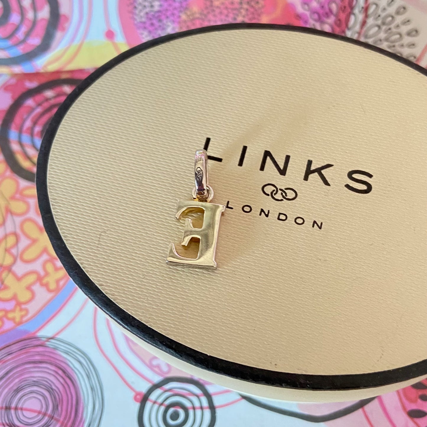 New! Links of London Letter Capital E  Charm