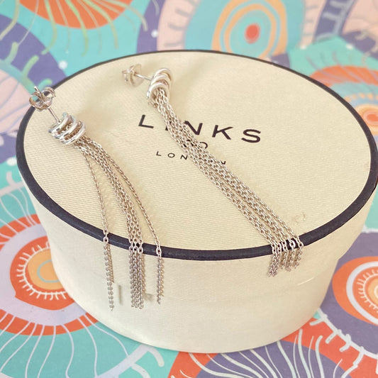 Links of London Sterling Silver Tassel Drop Earrings