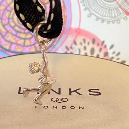 Links of London Figure Ice Skater in motion Charm