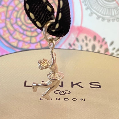 Links of London Figure Ice Skater in motion Charm