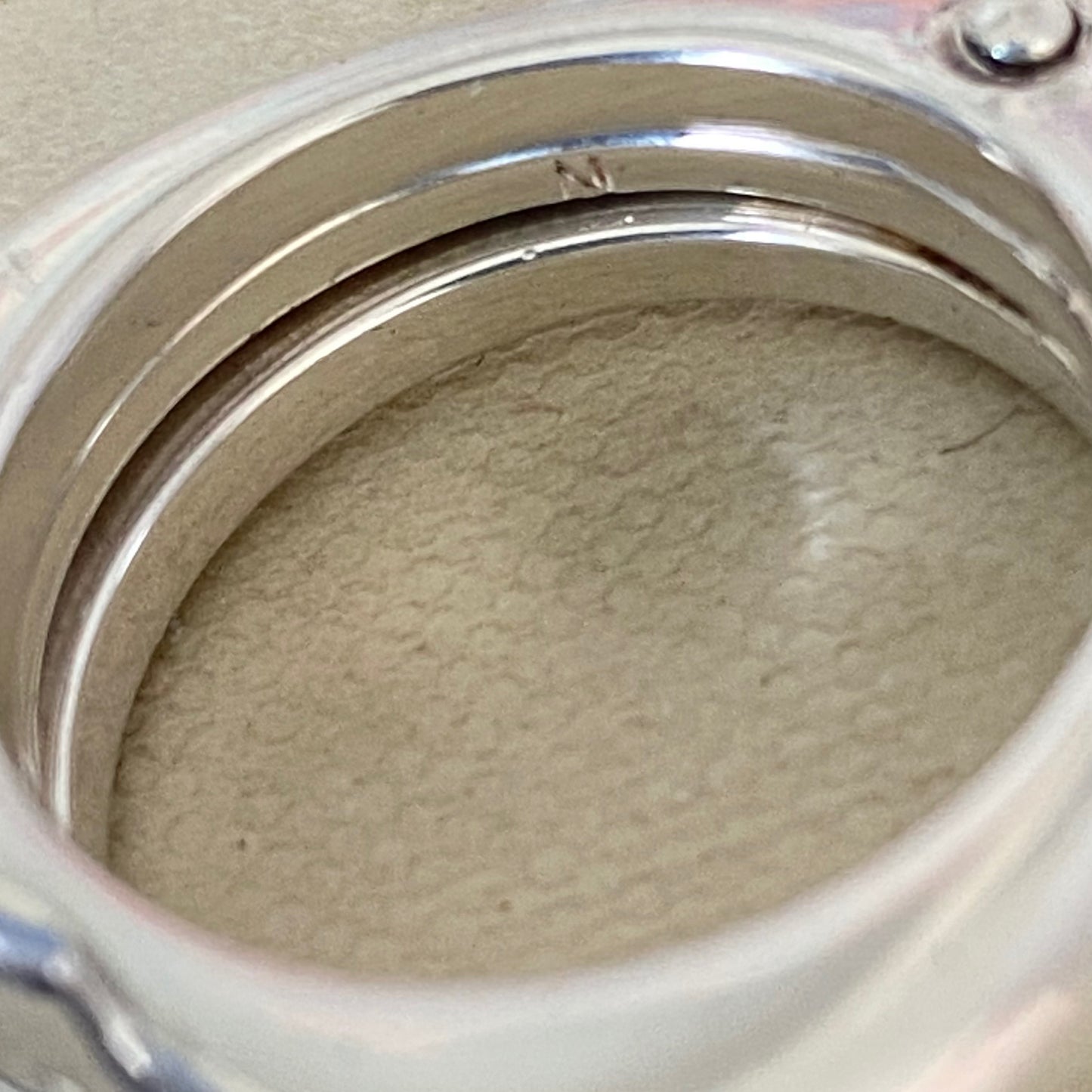 Links of London Silver Love Note Heart Ring Size N