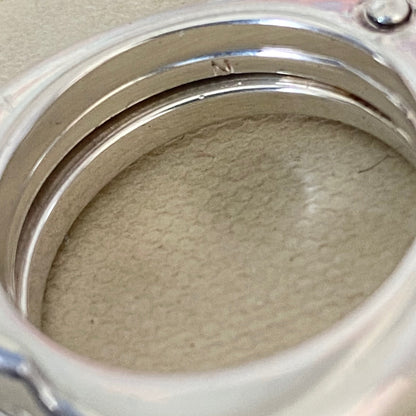 Links of London Silver Love Note Heart Ring Size N