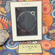 Links of London Delicate Sterling silver Link chain with Senorita Clasp New original box