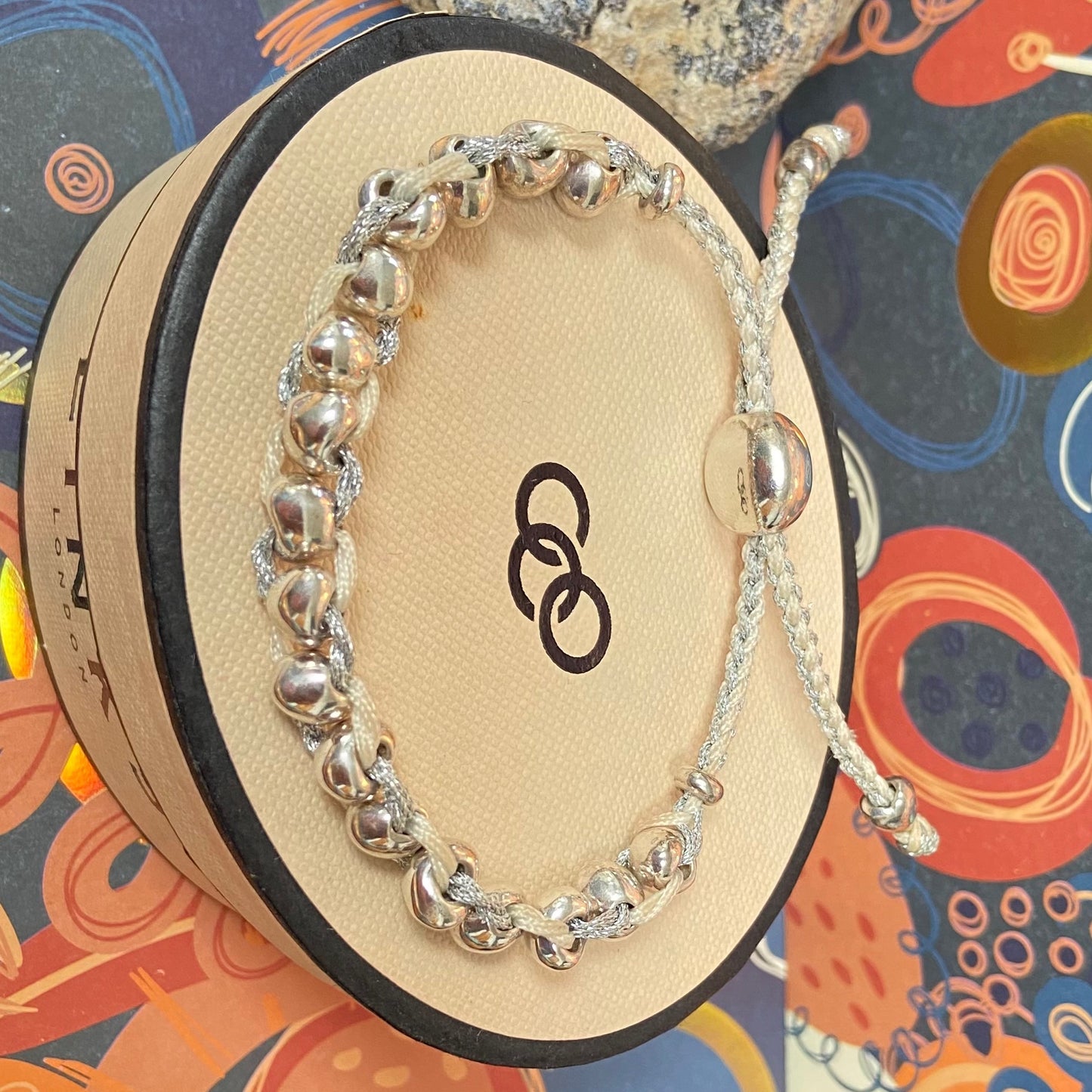 Links of London Heart Sterling Silver Bead Friendship Bracelet