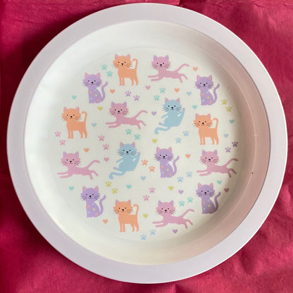 Kitty children’s reusable plate