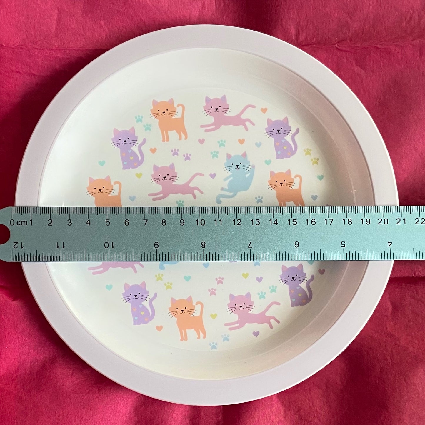 Kitty children’s reusable plate