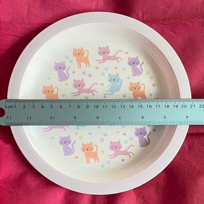 Kitty children’s reusable plate