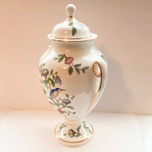 Aynsley Vintage Fine Bone China, Pembroke Design lidded vase in Perfect Condition