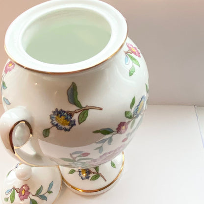 Aynsley Vintage Fine Bone China, Pembroke Design lidded vase in Perfect Condition