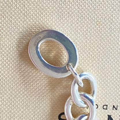 Signature Links of London Necklace Silver Heart. 43.5cm