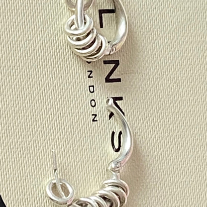 Links of London classic Sweetie Hoop Earrings with 6 sweetie rings very Rare