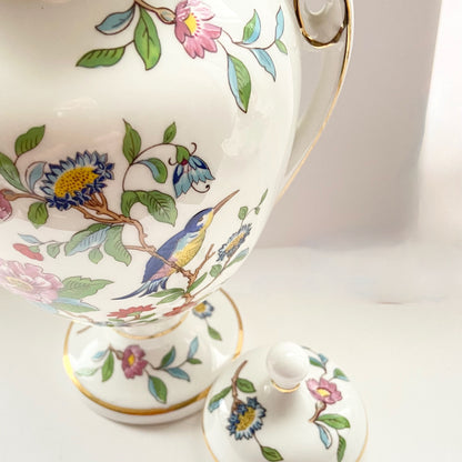 Aynsley Vintage Fine Bone China, Pembroke Design lidded vase in Perfect Condition