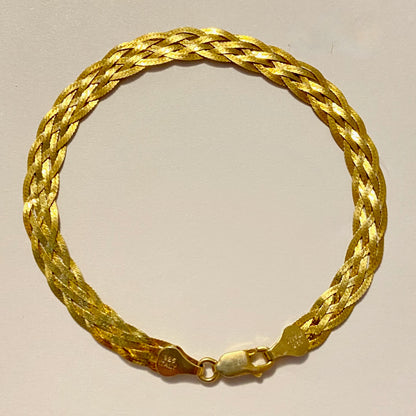 italy 925 herringbonebracelet