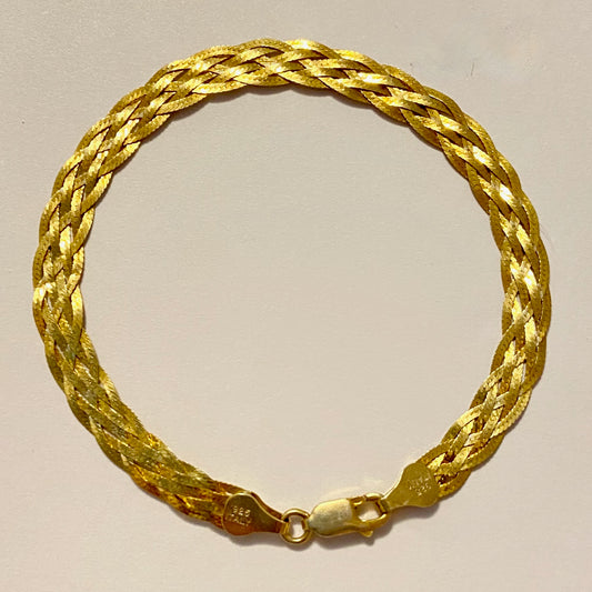 italy 925 herringbonebracelet