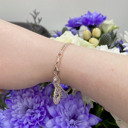 Links of London Authentic Sterling Silver Dream Catcher Bracelet - 19cm