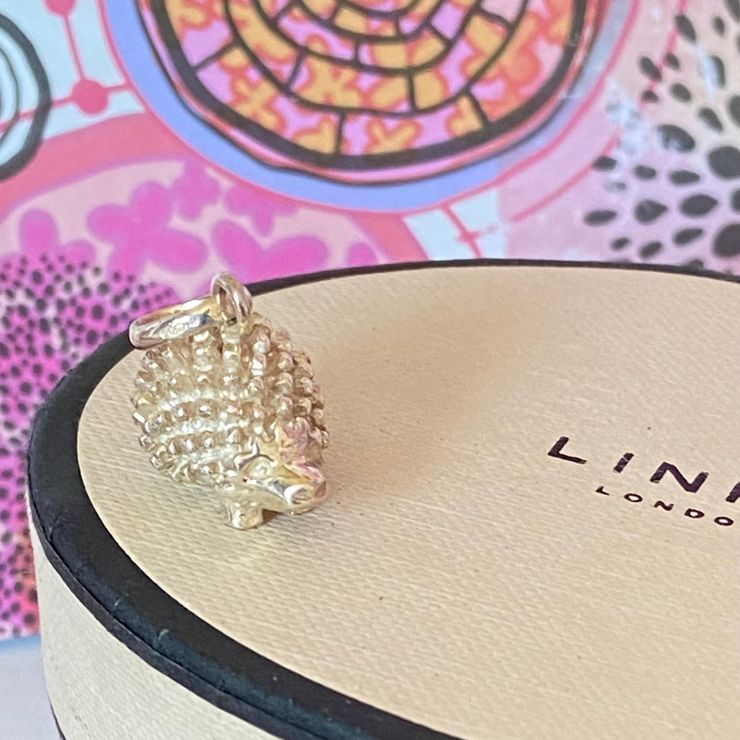 Sterling Silver Links of London Hedgehog Charm part of the Links of London Woodland range