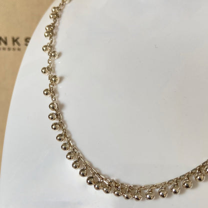 Rare Sterling Silver Links of London Bubble Necklace. New!
