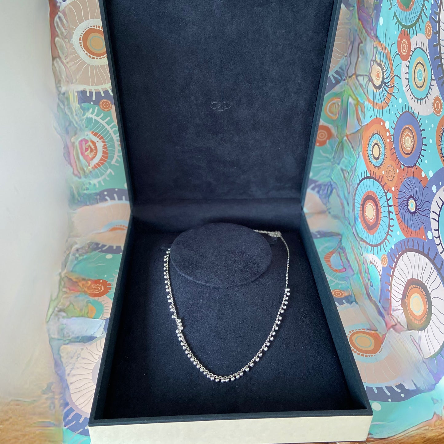 Rare Sterling Silver Links of London Bubble Necklace. New!