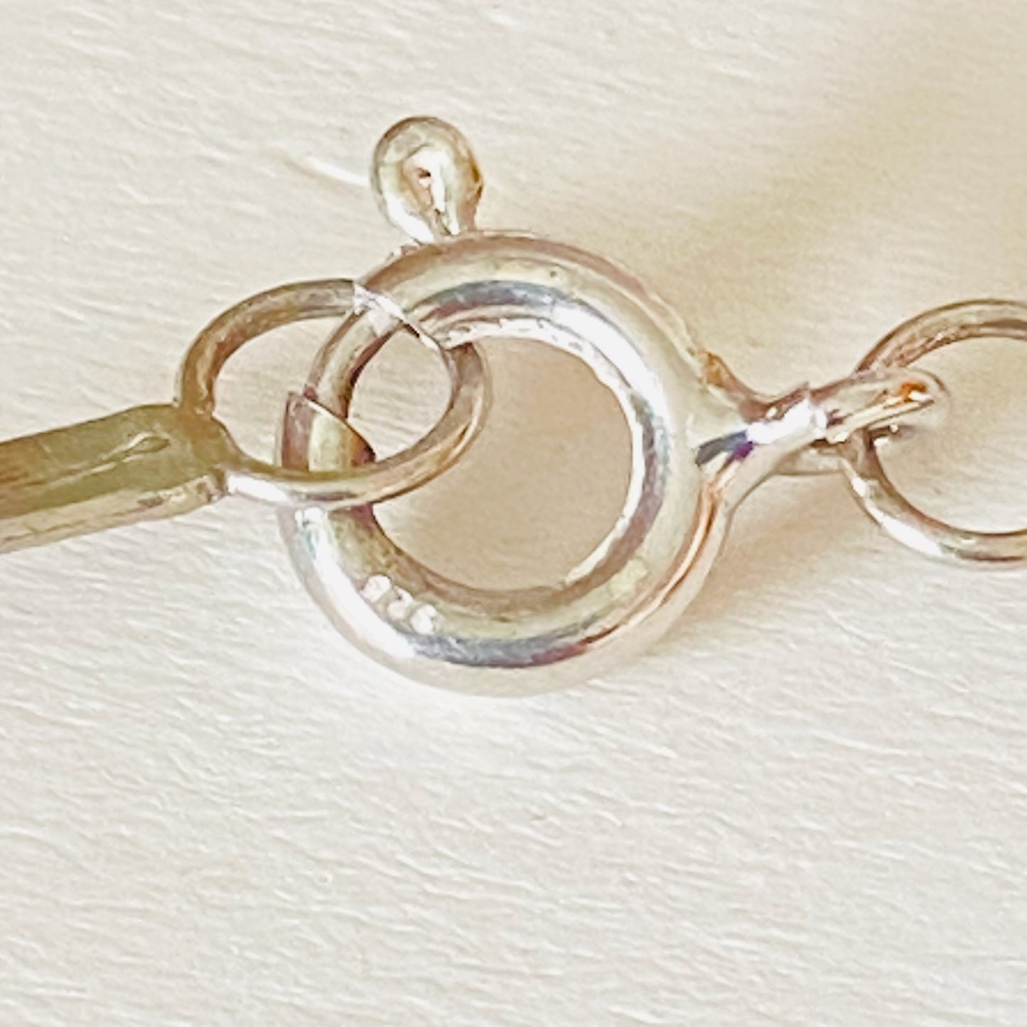 Citrine Gemstone, Sterling Silver and Pearl floating Necklace