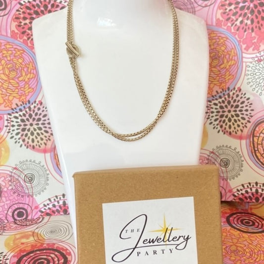 Links of London Smooth rounded Necklace with bar Clasp