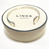 Links of London Sterling Silver Narrative Cuff Bracelet can be personalised