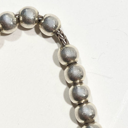 Links of London Vintage Sterling Silver T bar Orbit  Ball Bracelet - 19cm