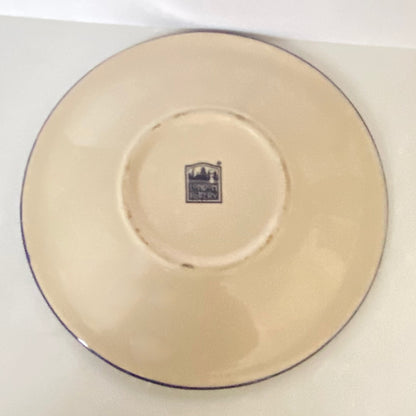 Pear, Plumb and Peach Design Coffee cup and Saucer by London Pottery