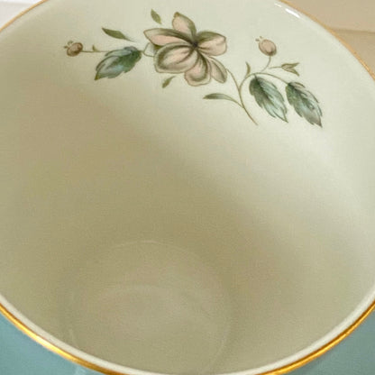 Royal Doulton Small Coffee Cup and Saucer, Rose Elegans Design
