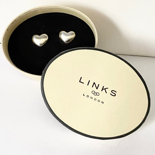 Links of London  925 Sterling Silver Heart Earrings