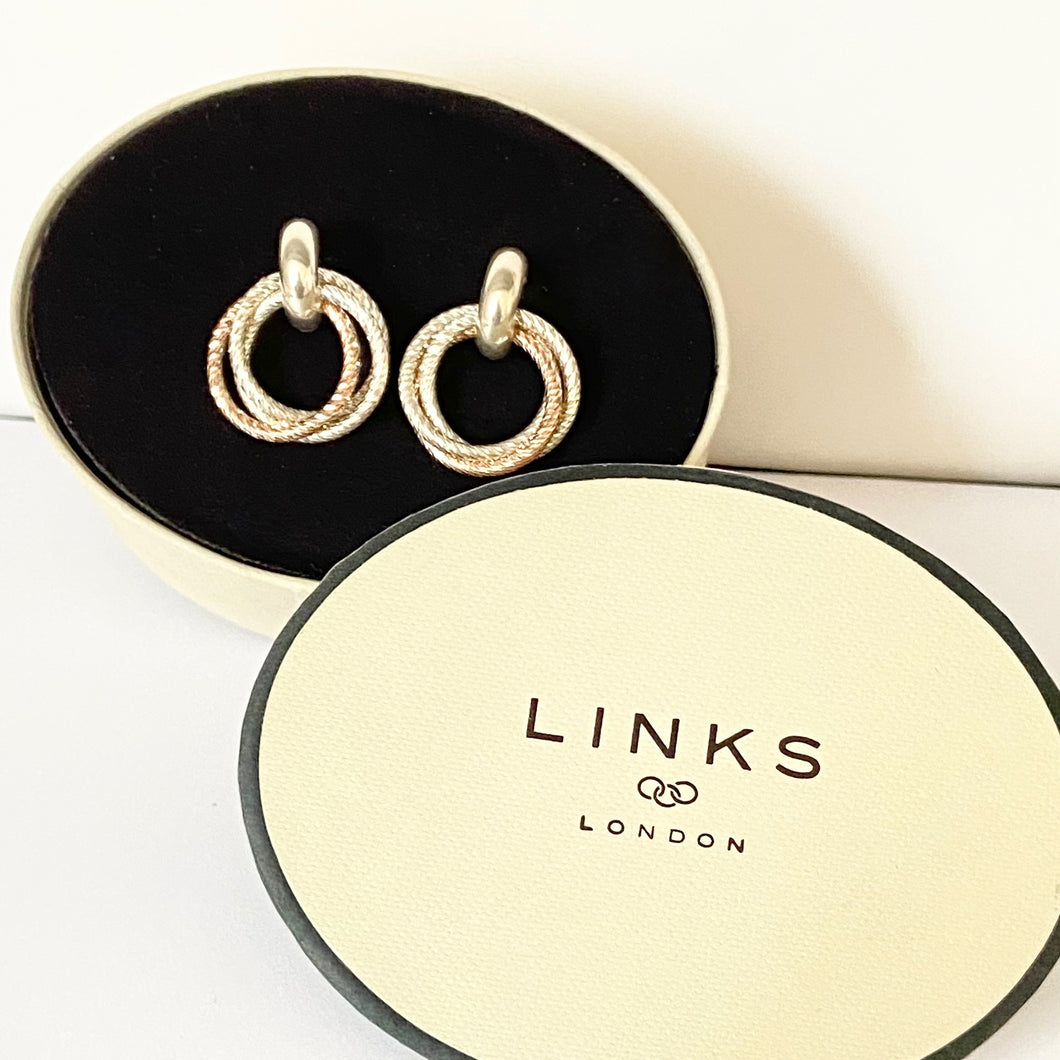 Links of London Sterling Silver Aurora Earrings