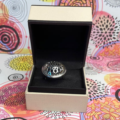 Authentic Links of London Sterling Silver Timeless Domed Ring