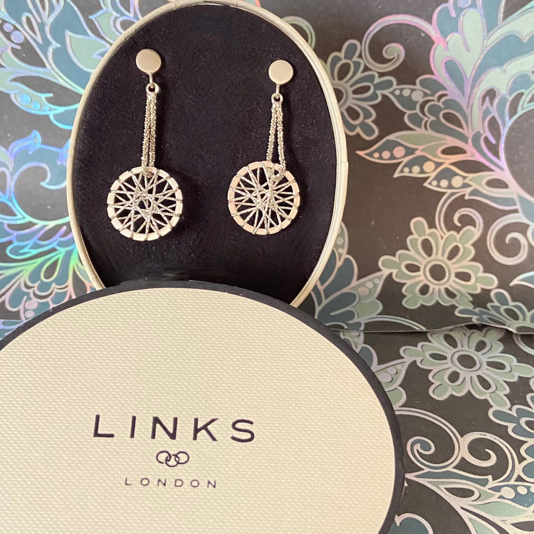 Links of London Sterling Silver Dream Catcher Earrings