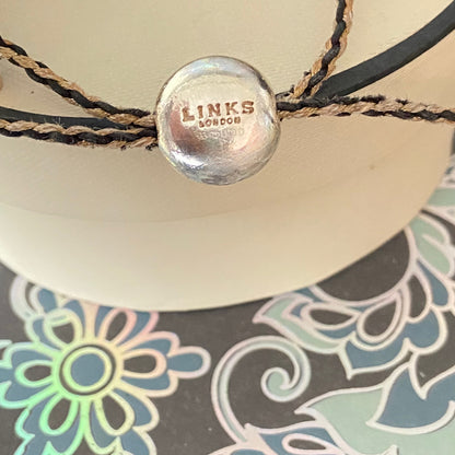Links of London Friendship Gold and Black Bracelet
