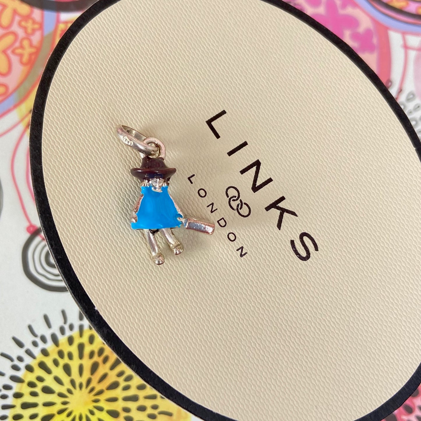 Sterling Silver Links of London Globe Trotter Charm.