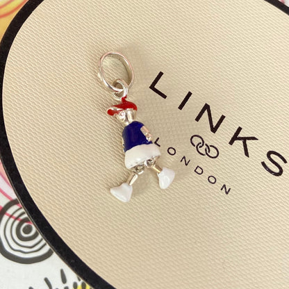 Sterling Silver Links of London Articulated Boy Charm, with movable legs.