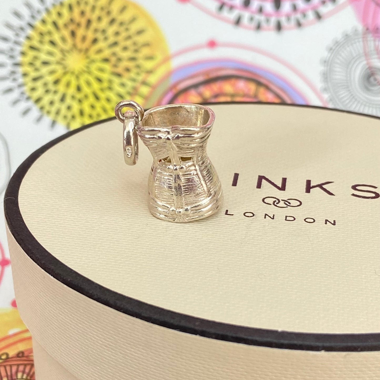 New! Links of London Dress Corset Burlesque Charm.