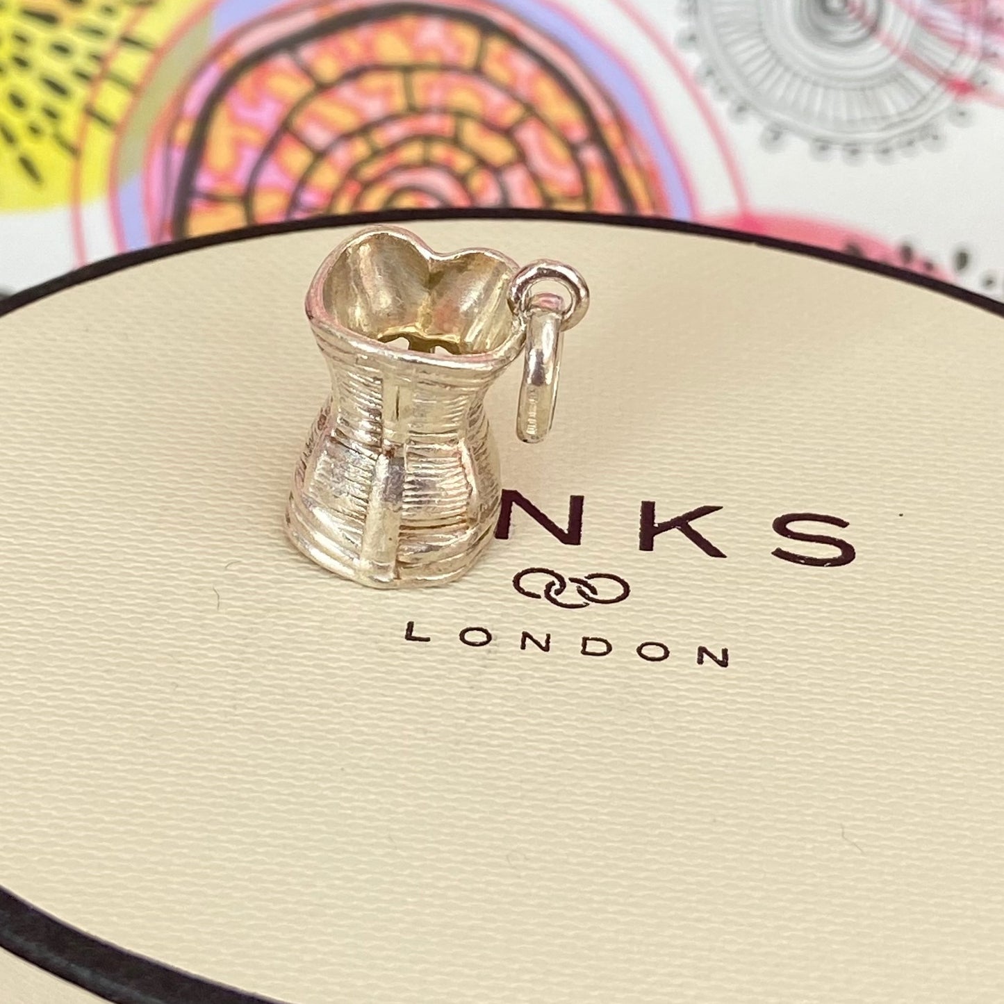 New! Links of London Dress Corset Burlesque Charm.