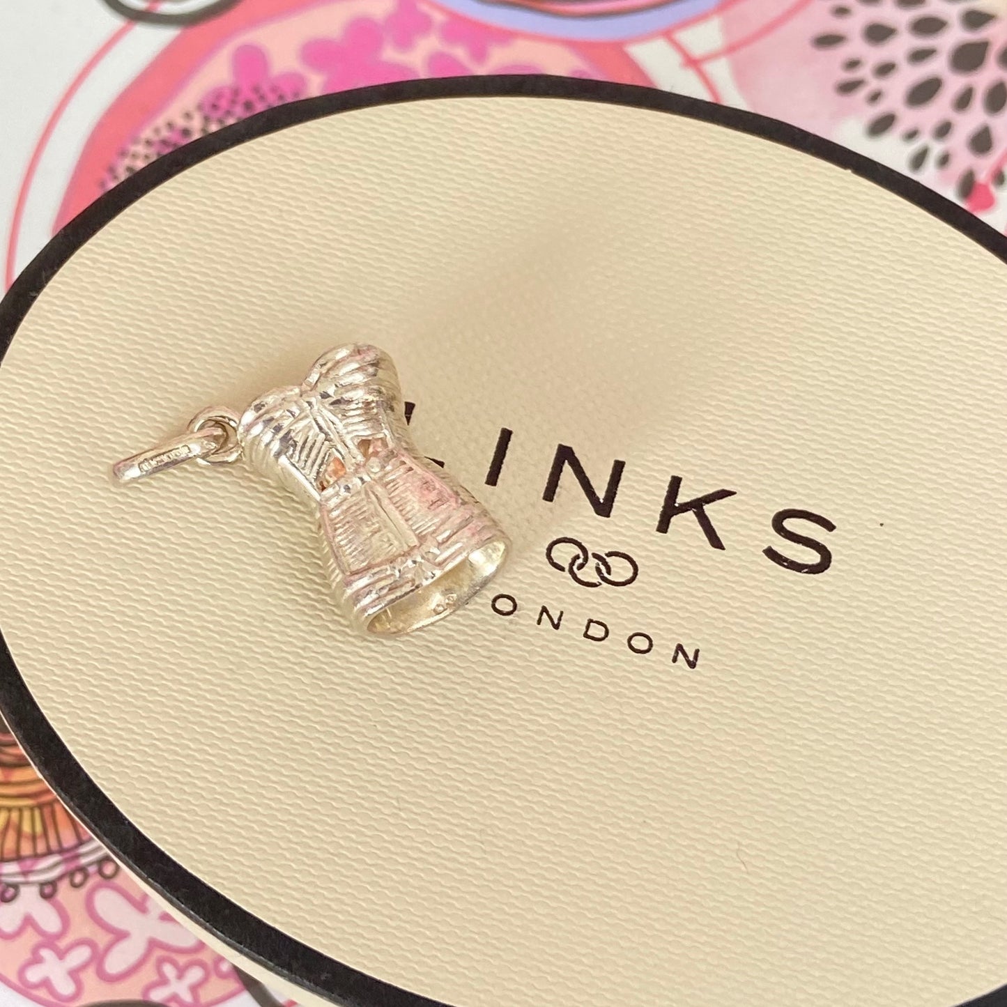 New! Links of London Dress Corset Burlesque Charm.