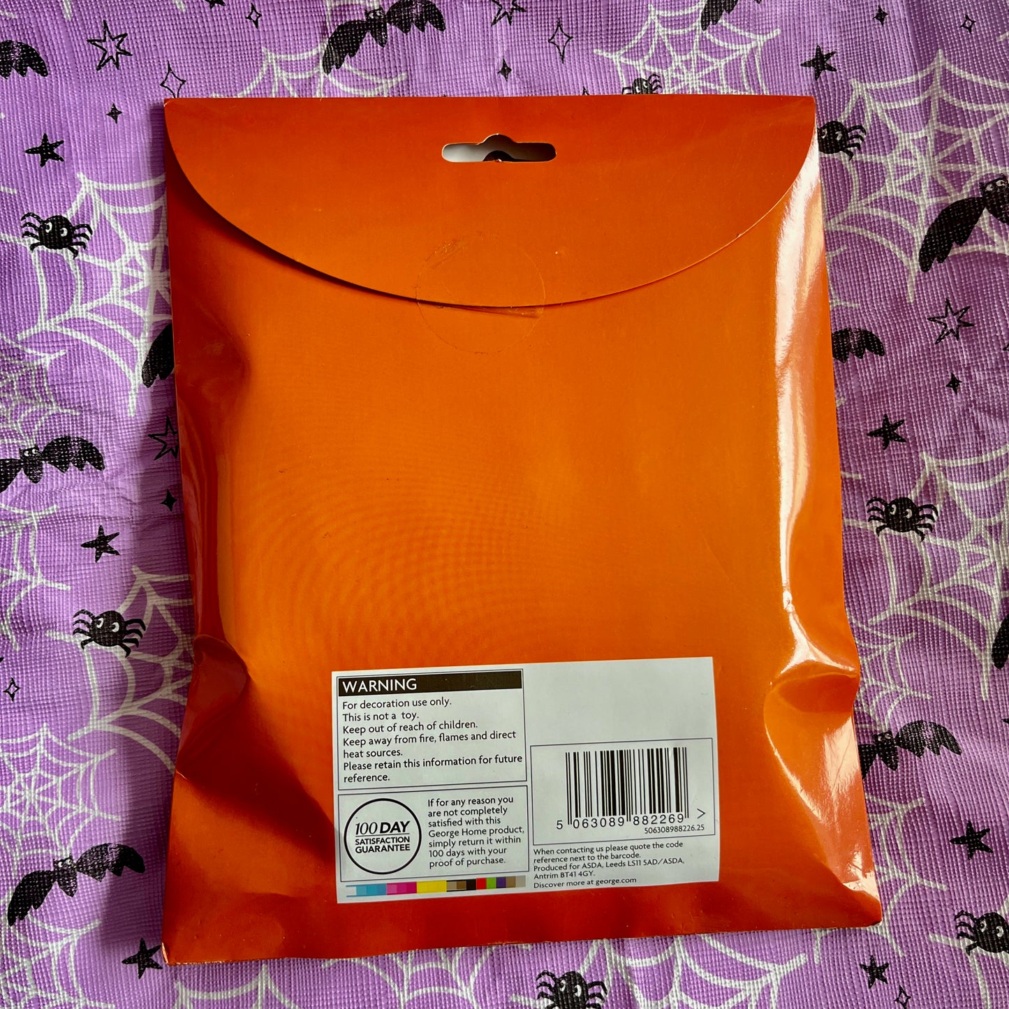 Black Spider Web for decoration only